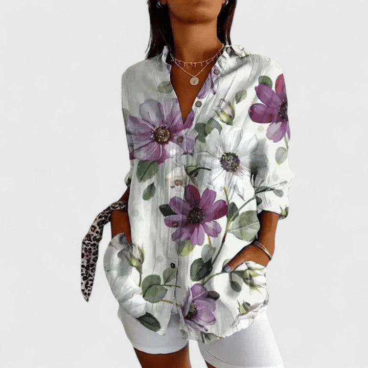 Flora | Chic Floral Blouse