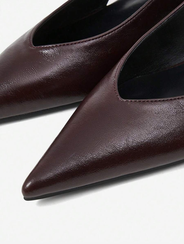 Léonie | Minimal Slingback Flats