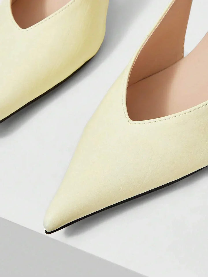 Léonie | Minimal Slingback Flats