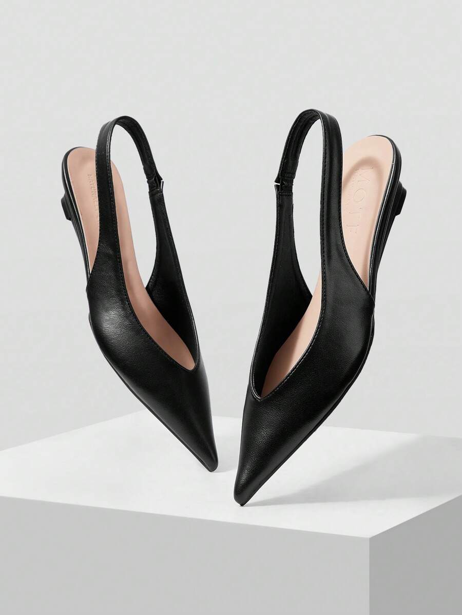 Léonie | Minimal Slingback Flats