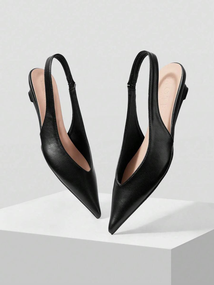 Léonie | Minimal Slingback Flats