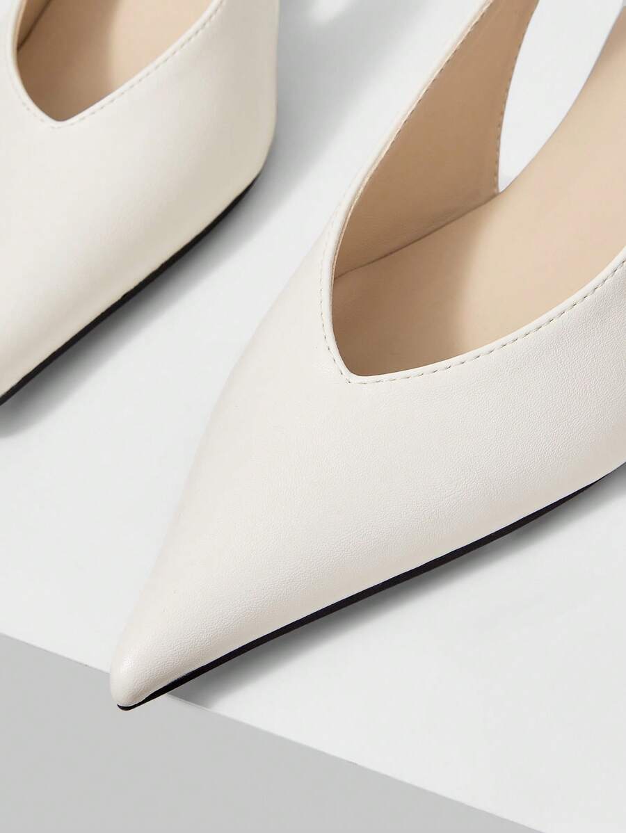 Léonie | Minimal Slingback Flats