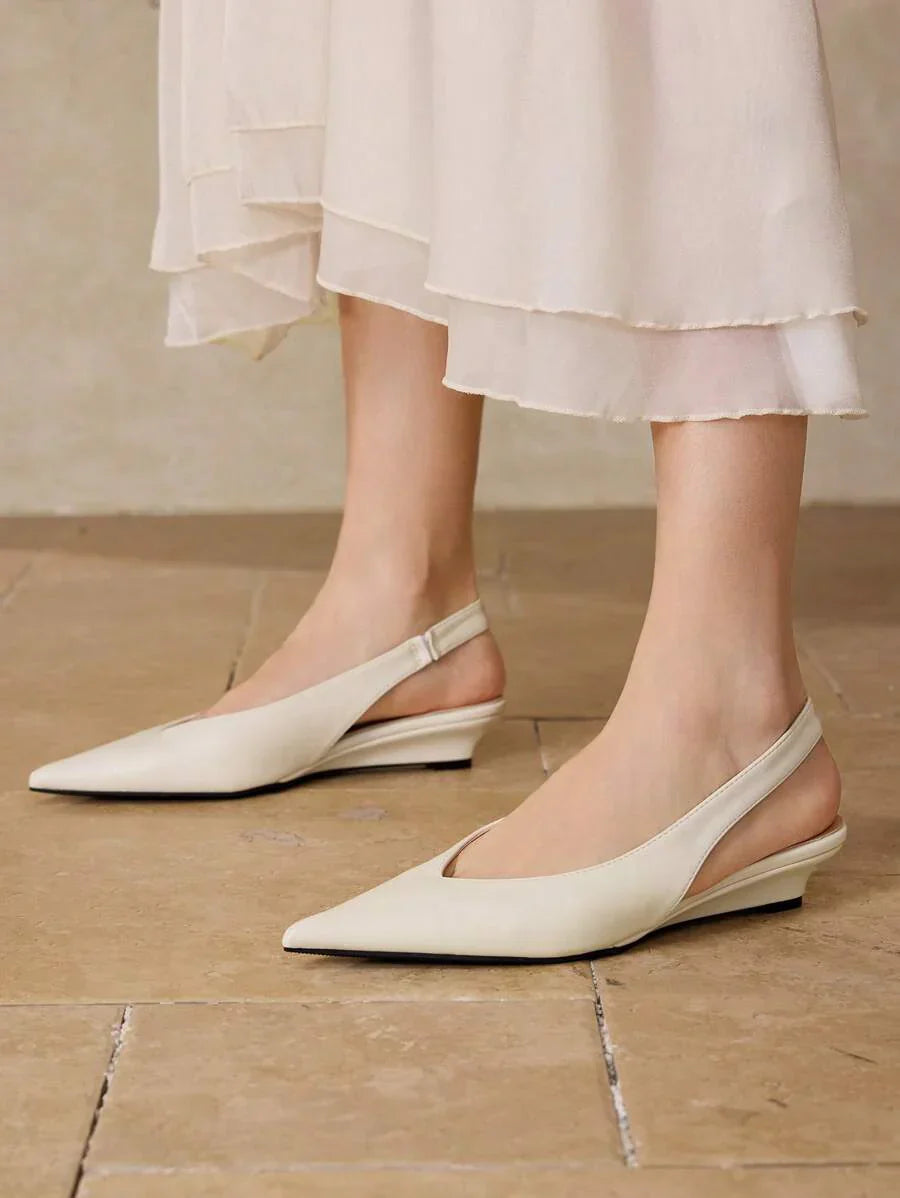 Léonie | Minimal Slingback Flats