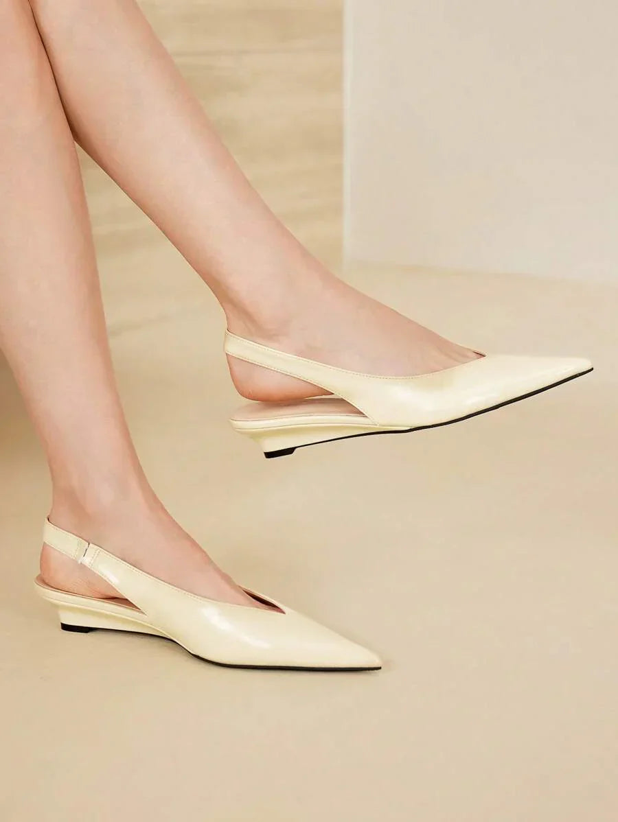 Léonie | Minimal Slingback Flats