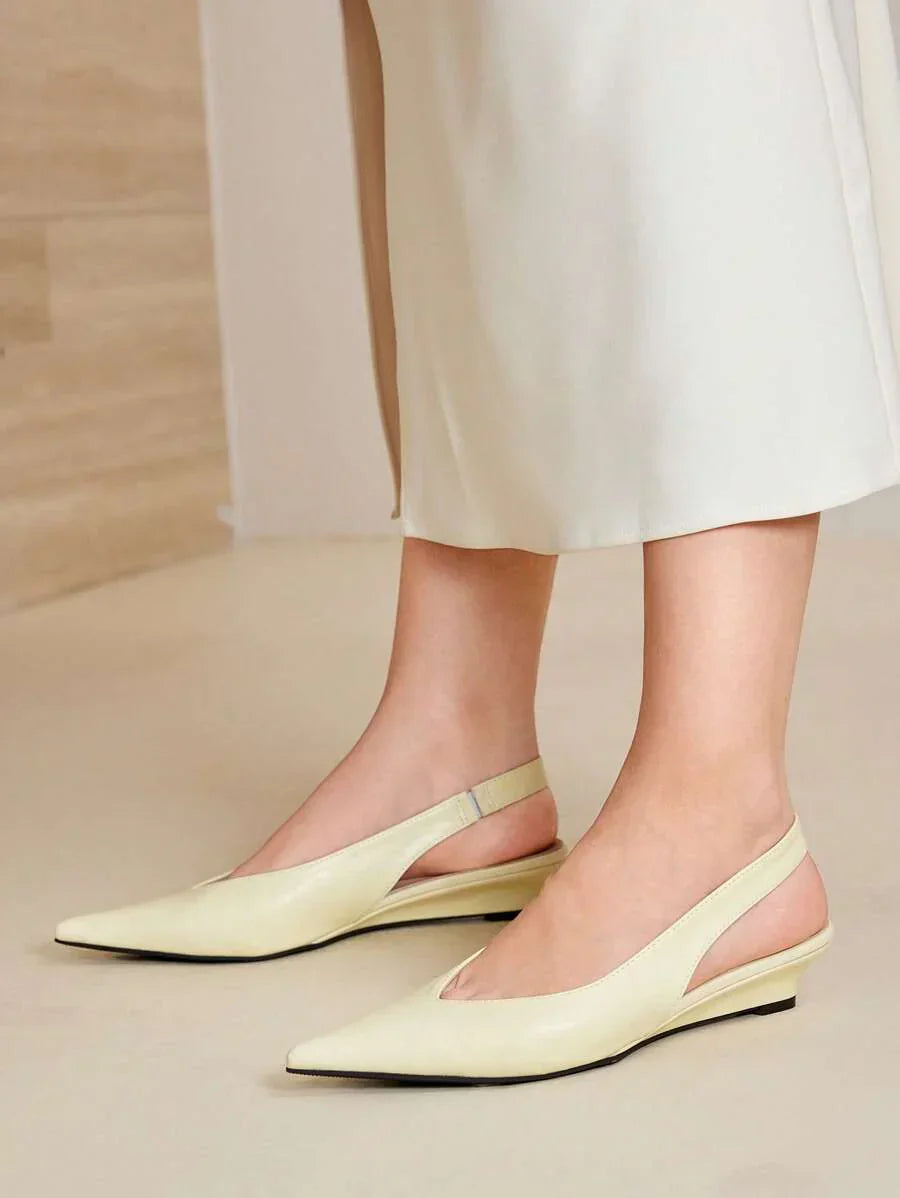 Léonie | Minimal Slingback Flats