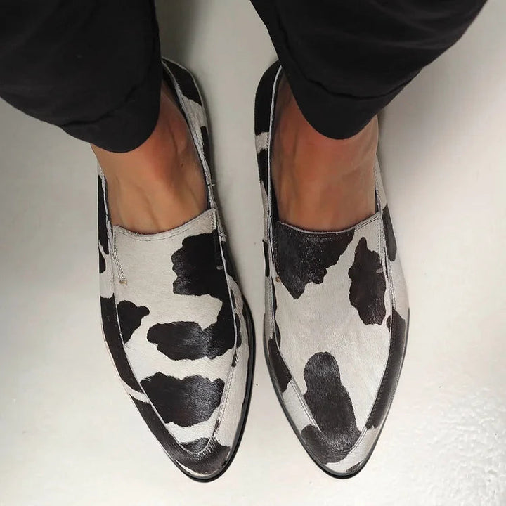 Odette | Abstract Loafer Flats