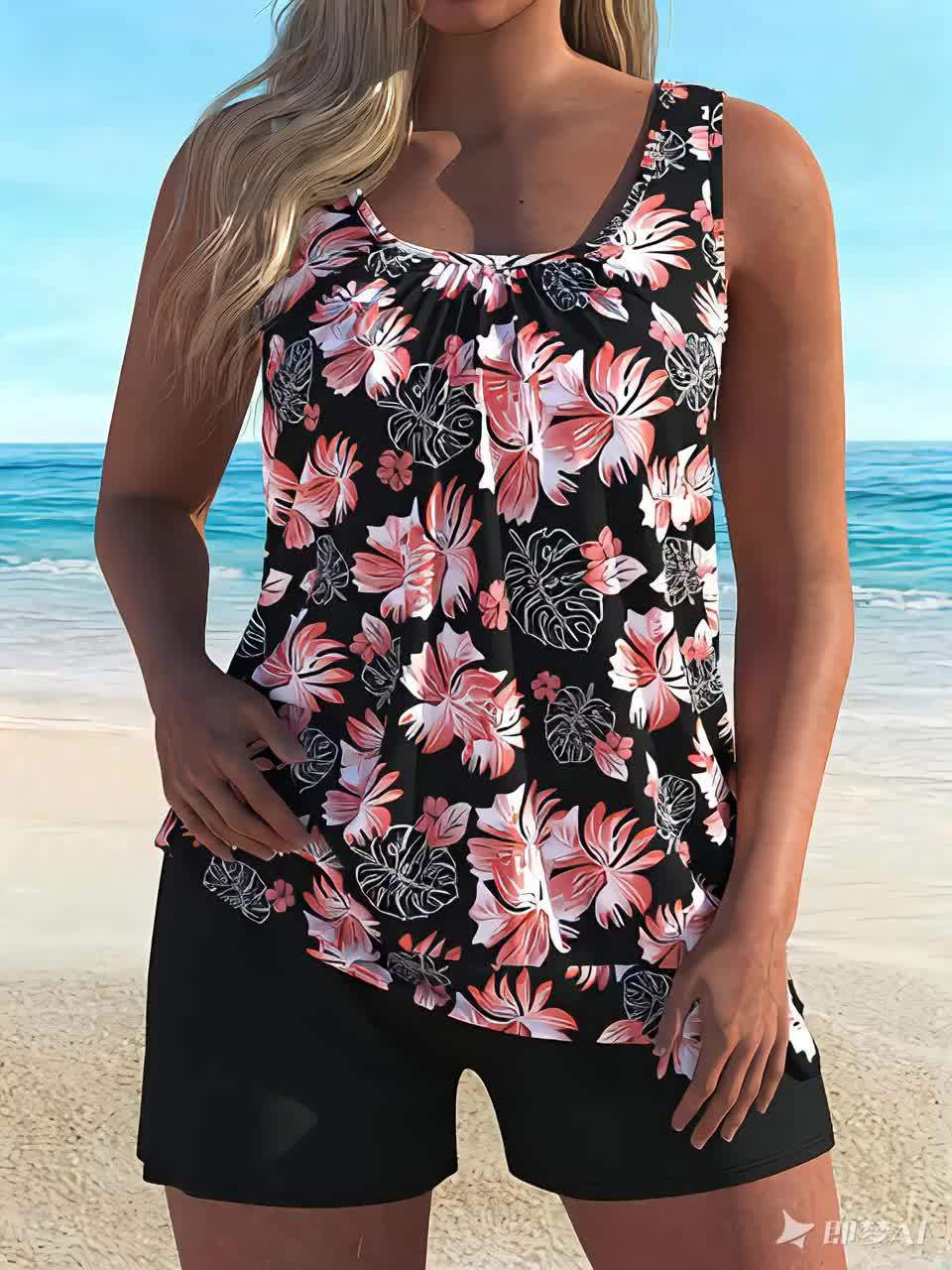 Amara | Drifted Bloom Tankini