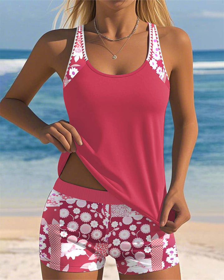 Elowen | Patchwork Breeze Tankini
