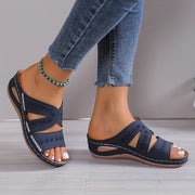 Ruby - Supportive Open-Toe Platform Sandals