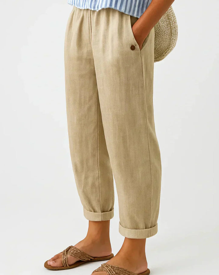 Piper | Stylish Linen Cotton Trousers