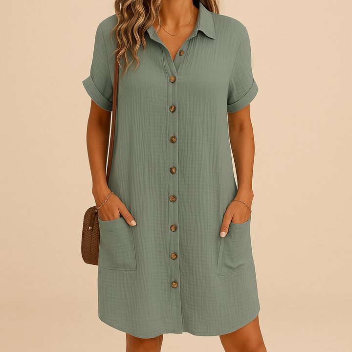 Amara | Sunlit Shirt Dress