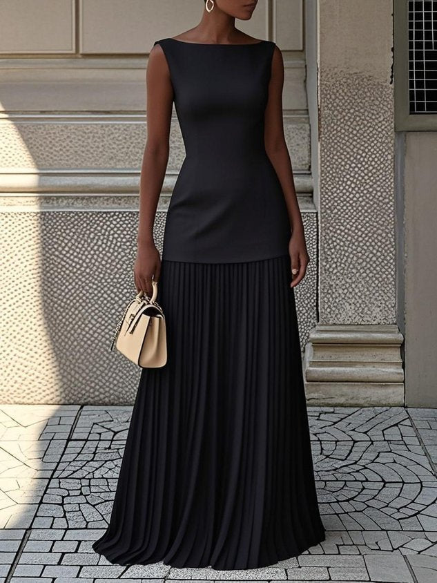 Seraphine | Pleated Evening Dress
