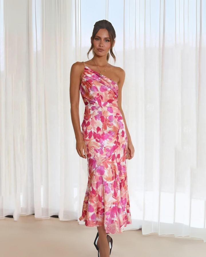 Zenobia | Petal Flame Dress